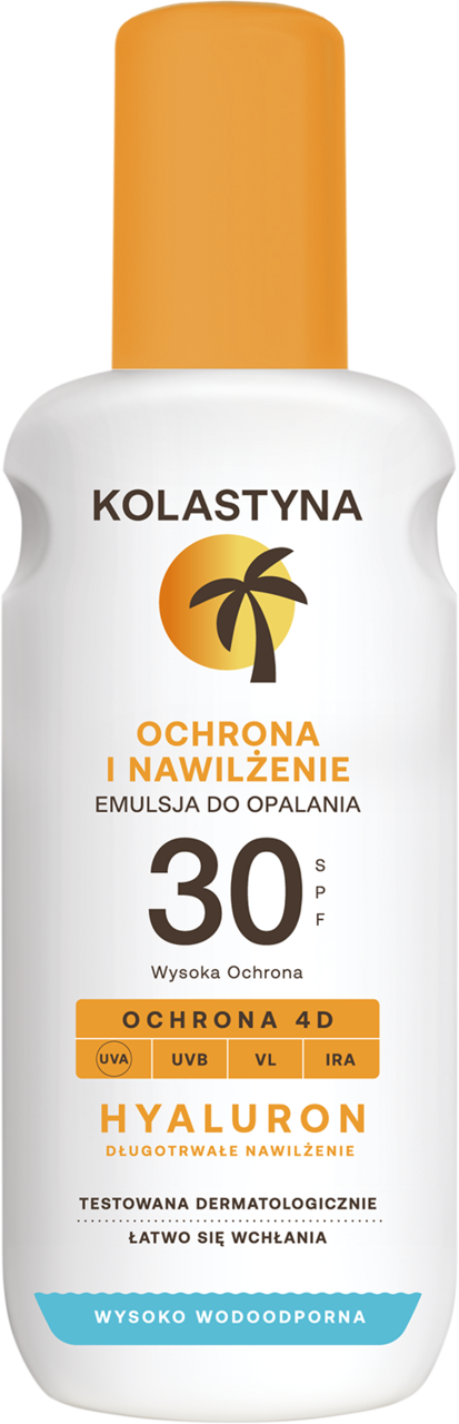 KOLASTYNA, emulsja do opalania w sprayu, SPF 30, 200 ml