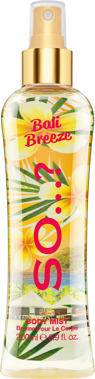 SO...?, Bali Breeze, mgiełka do ciała dla kobiet, 200 ml
