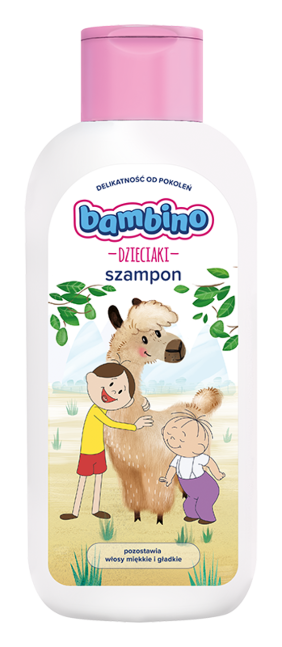 BAMBINO, Dzieciaki, szampon do włosów, nawilżający, od 1. roku życia, 400 ml