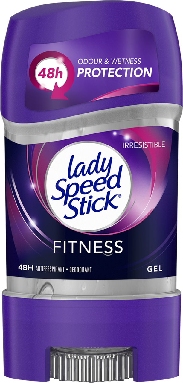 LADY SPEED STICK, Fitness , antyperspirant w żelu, 48h, 65 g Drogeria