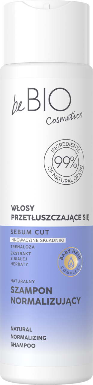 BEBIO COSMETICS, Sebum Cut, szampon do włosów, normalizujący, 300 ml