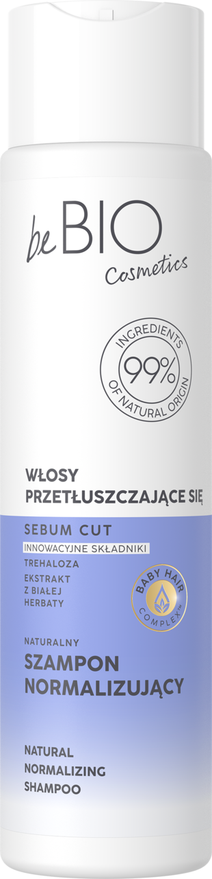 BEBIO COSMETICS, Sebum Cut, szampon do włosów, normalizujący, 300 ml
