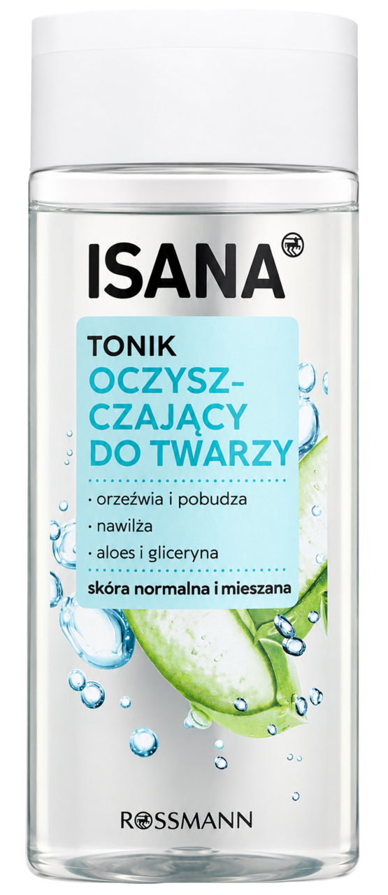 ISANA, tonik do twarzy, oczyszczający i odświeżający, 200 ml