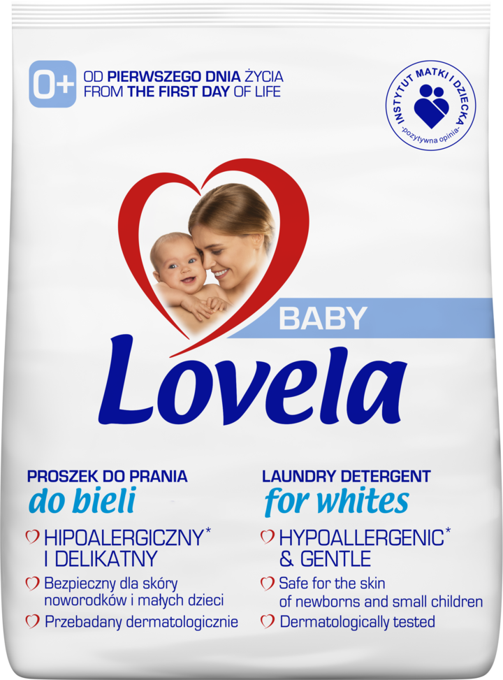 LOVELA, Baby, proszek do prania ubranek dziecięcych białych, 1,3 kg