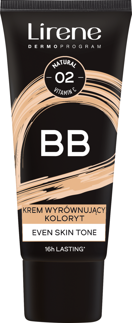 LIRENE, BB, krem do twarzy, wyrównujący koloryt, nr 02 Natural, 30 ml