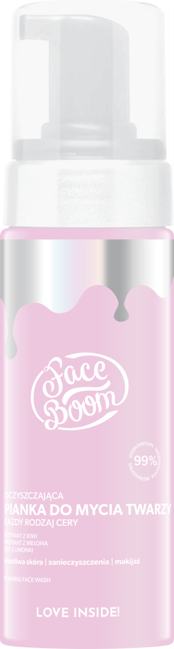 FACEBOOM, pianka do mycia twarzy, oczyszczająca, 150 ml