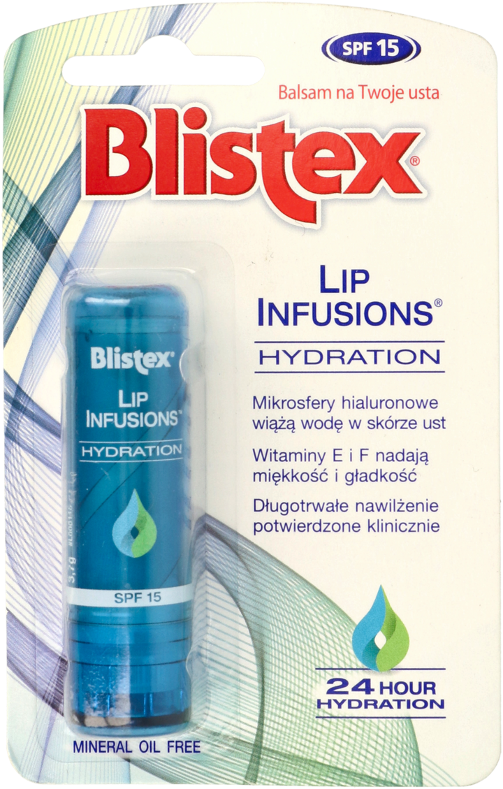 BLISTEX, Lip Infusions Hydration, balsam do ust, 3,7 g Drogeria