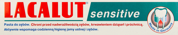 LACALUT, Sensitive, pasta do zębów, 75 ml
