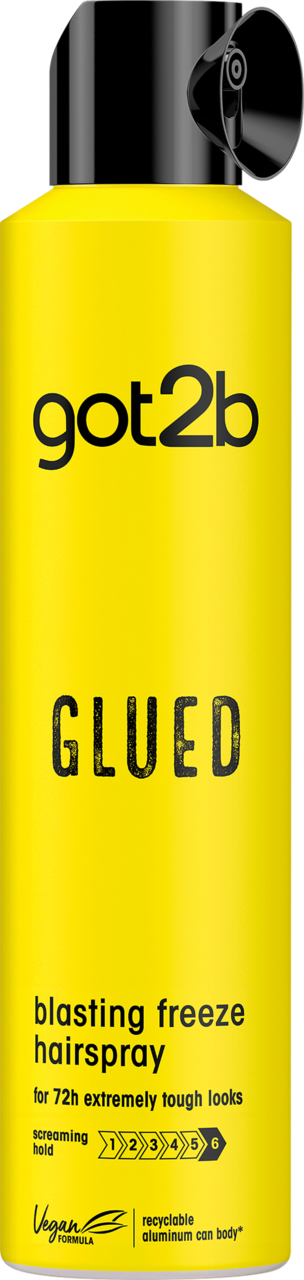 GOT2B, Glued Blasting Freeze, lakier do włosów, poziom utrwalenia 6, 300 ml