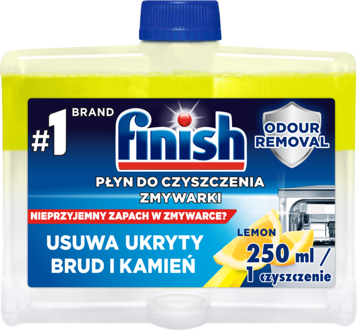 FINISH, płyn do czyszczenia zmywarki, Lemon, 250 ml