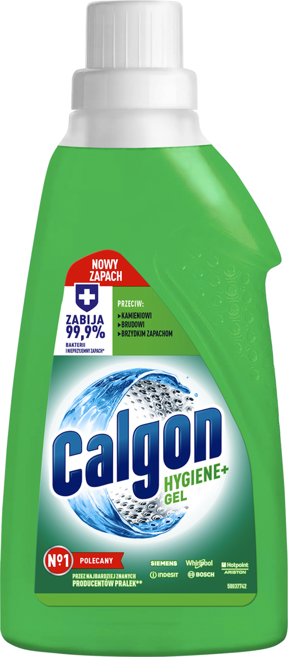 CALGON, Hygiene+, żel do mycia i dezynfekcji pralki antybakteryjny, 750 ml