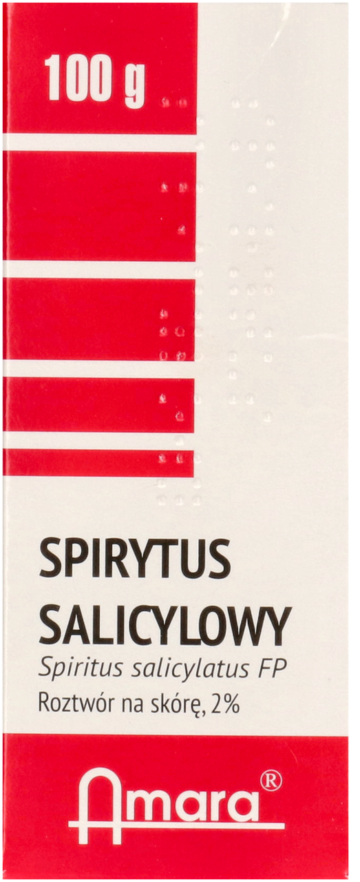 AMARA, spirytus salicylowy  2%, roztwór na skórę, 100 ml