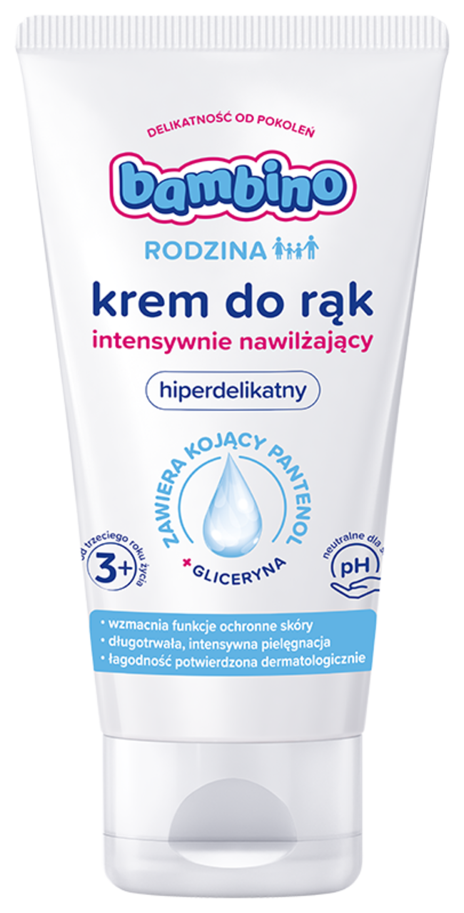BAMBINO, Rodzina, krem do rąk, intensywnie nawilżający, 75 ml