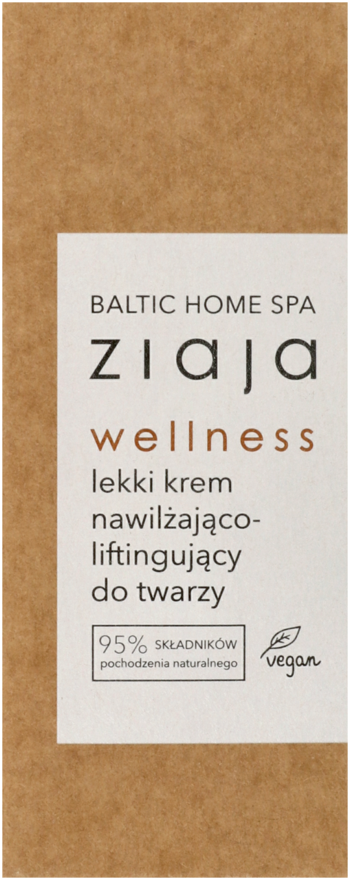 ZIAJA, Baltic Home SPA Wellness, krem do twarzy, lekki, nawilżająco-liftingujący, 50 ml