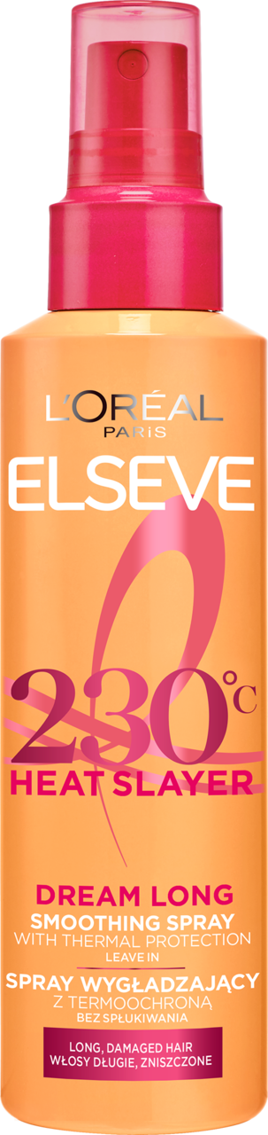 L'ORÉAL PARIS ELSEVE, Dream Long, spray do włosów, wygładzający, z witaminami, bez spłukiwania, włosy długie i zniszczone, 150 ml
