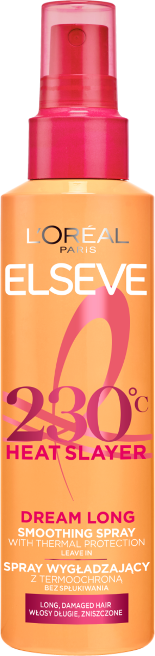 L'ORÉAL PARIS ELSEVE, Dream Long, spray do włosów, wygładzający, z witaminami, bez spłukiwania, włosy długie i zniszczone, 150 ml