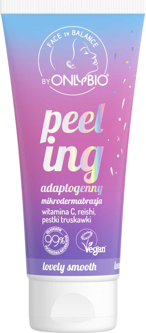 ONLYBIO, , peeling do twarzy adaptogenny, 75 ml | Drogeria Rossmann.pl
