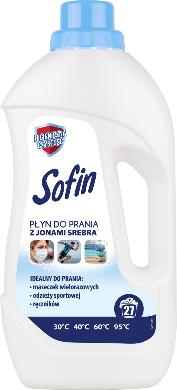 SOFIN, Higieniczna Czystość, płyn do prania z jonami srebra, 1,5 l