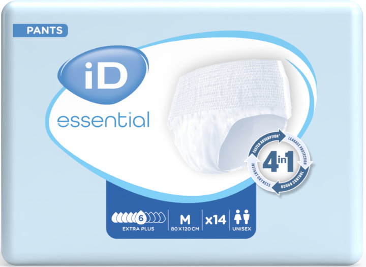ID, Essential, majtki chłonne, Extra Plus, rozm. M, 10 szt.