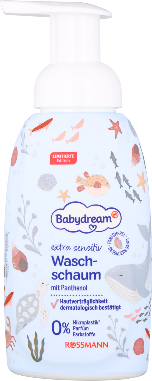 BABYDREAM, Extra Sensitive , pianka do mycia twarzy i ciała, 250 ml