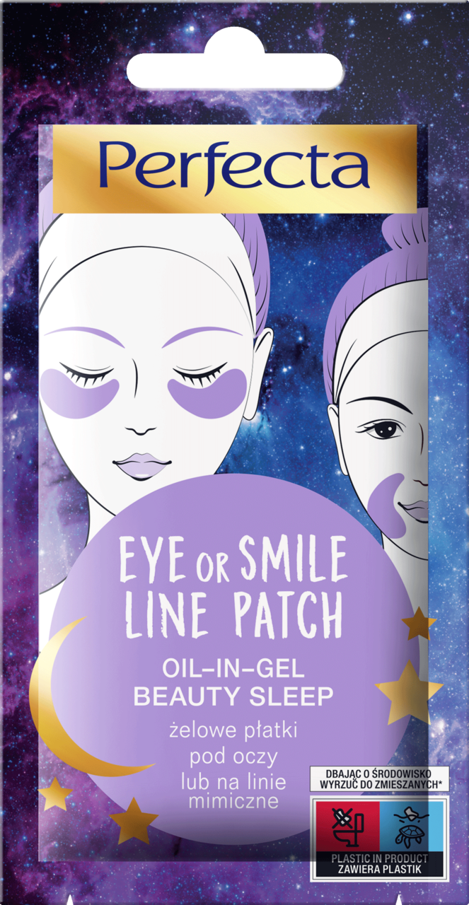 PERFECTA, Eye or Smile, płatki pod oczy i na linie mimiczne, żelowe, 2 szt.