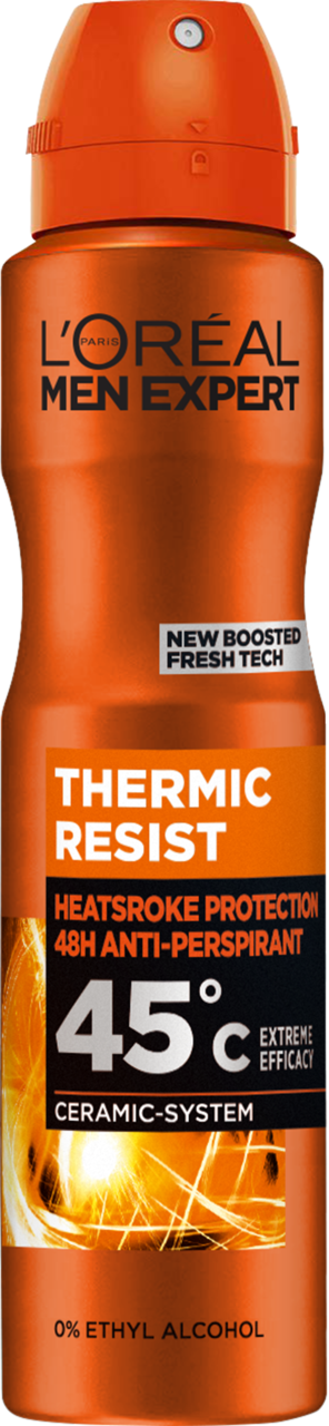 L'ORÉAL PARIS MEN EXPERT, Thermic Resist, antyperspirant w sprayu, 48h, 250 ml