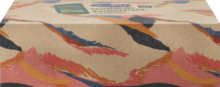 ALOUETTE, Recycling, chusteczki kosmetyczne, 2-warstwowe, różne rodzaje, 200 szt.