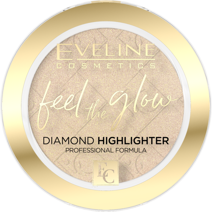 EVELINE COSMETICS, Feel the Glow, rozświetlacz do twarzy, nr 01 Sparkle