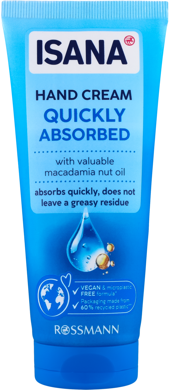 ISANA, krem do rąk, szybko wchłaniający się, 100 ml