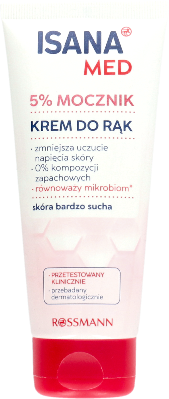 ISANA MED, krem do rąk, skóra bardzo sucha, 5 % Mocznik, 100 ml