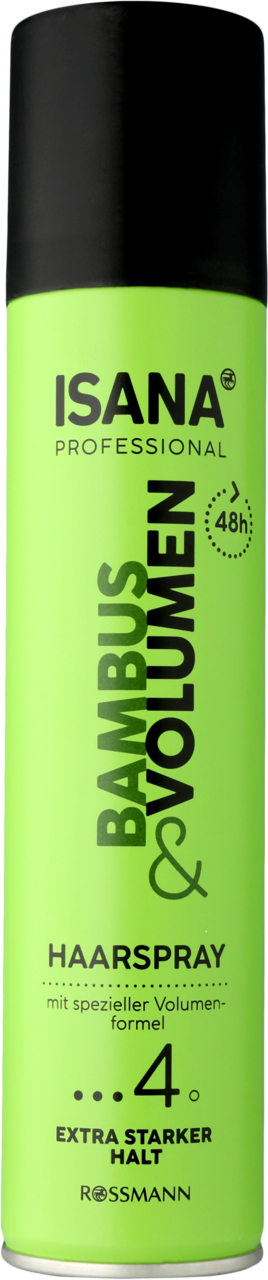 ISANA PROFESSIONAL, lakier do włosów, poziom utrwalenia 4, zwiększa objętość, 250 ml