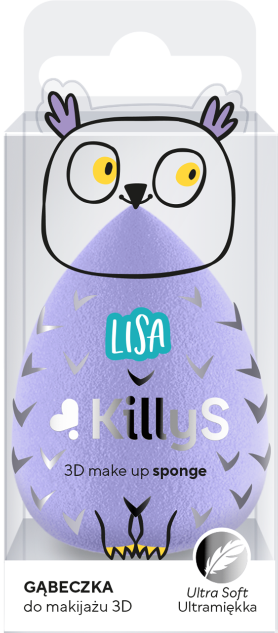 KILLYS, gąbka do makijażu, Lisa, 1 szt.