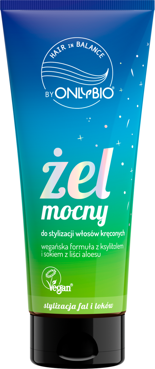 ONLYBIO HAIR IN BALANCE, żel do stylizacji włosów kręconych, mocny, 200 ml
