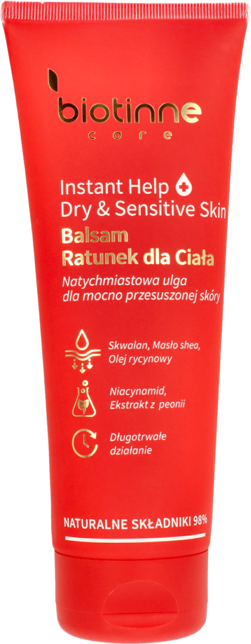 BIOTINNE CARE, Instant Help, balsam do ciała dla mocno przesuszonej skóry, 250 ml