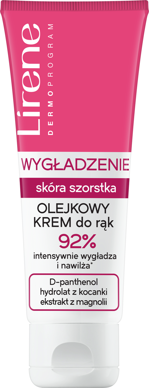 LIRENE, Wygładzenie, krem do rąk, olejkowy, skóra szorstka i zniszczona, 75 ml