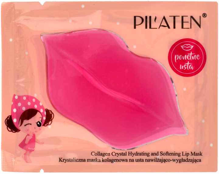 PIL’ATEN, maseczka do ust, kolagenowa, nawilżająca, 7 g