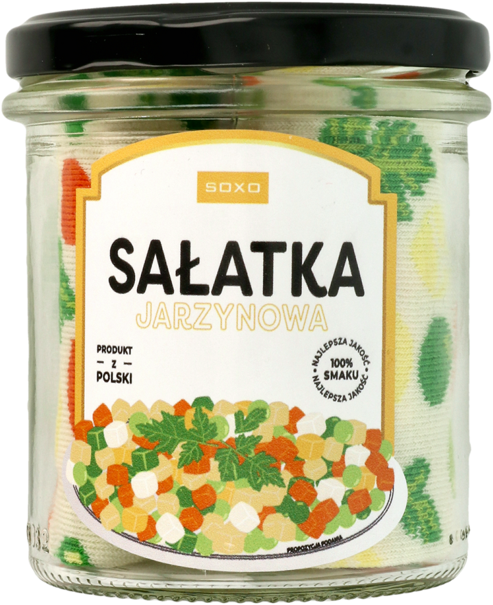 SOXO, skarpetki damskie w słoiku, Sałatka jarzynowa, rozm. EUR 3540, 1