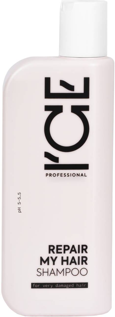 ICE PROFESSIONAL, Repair My Hair, szampon do włosów zniszczonych, wysokoporowatych i łamliwych, 250 ml