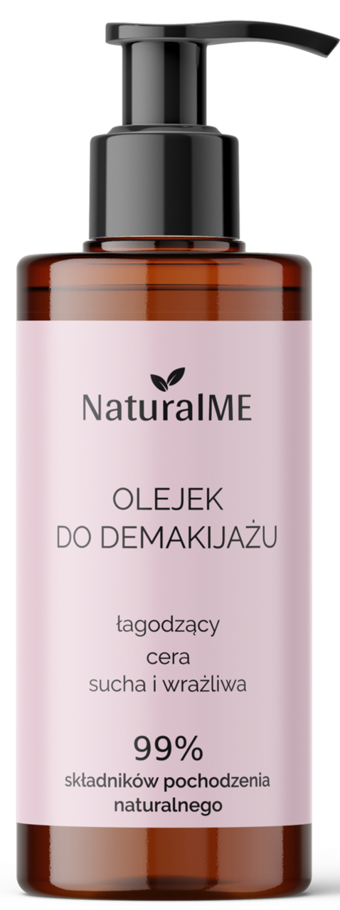 NATURALME, olejek do demakijażu, łagodzący, cera wrażliwa i sucha, 150 ml