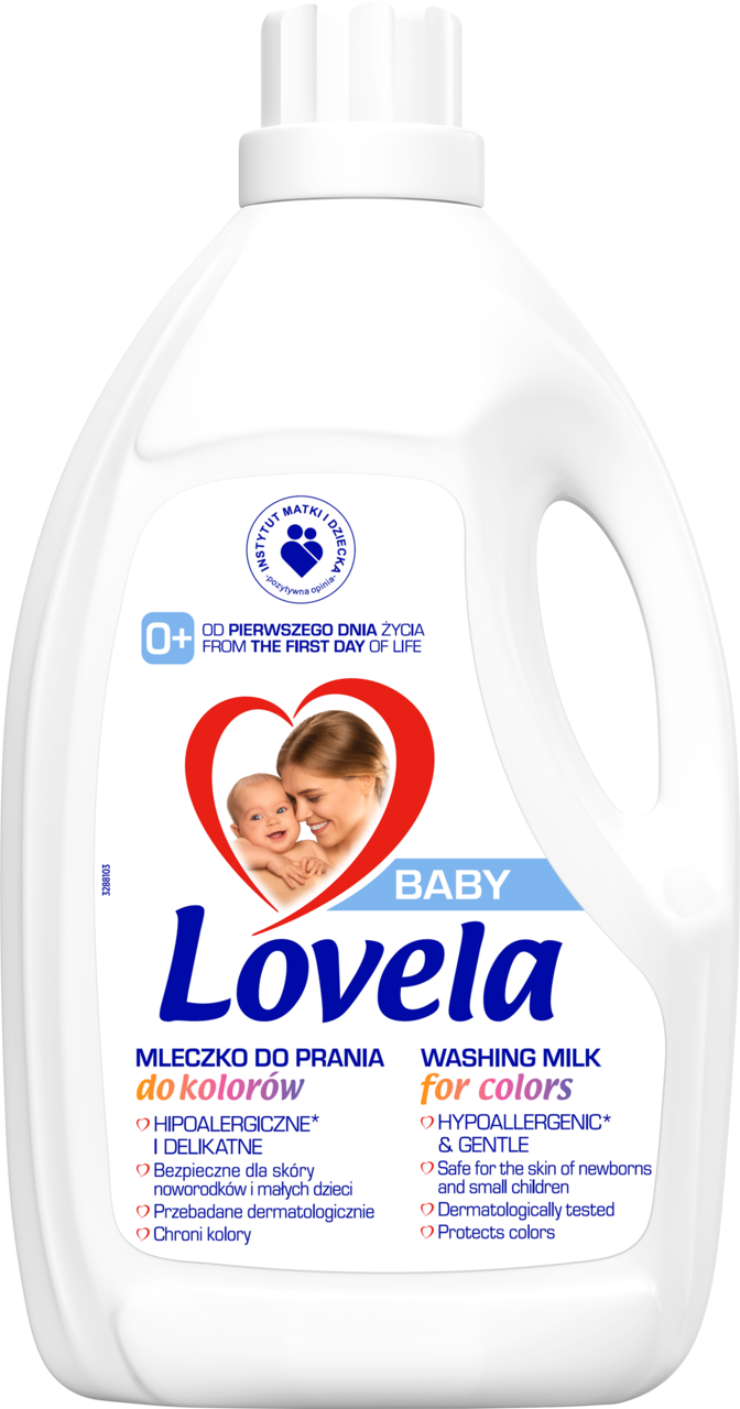 LOVELA, Baby, mleczko do prania kolorowych ubranek dziecięcych, 2,9 l