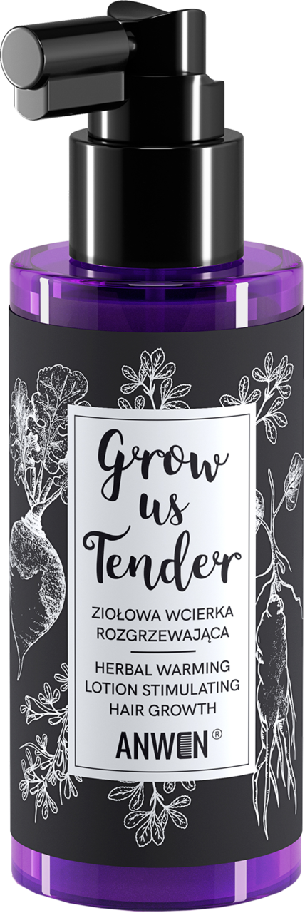 ANWEN, Grow Us Tender, wcierka do skóry głowy, rozgrzewająca, ziołowa, 150 ml