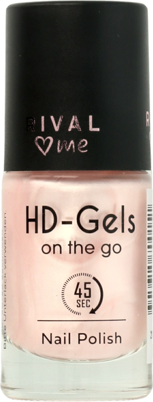 RIVAL LOVES ME, HD-Gels On The Go, lakier do paznokci, nr 04 Pearl Nude, 9 ml
