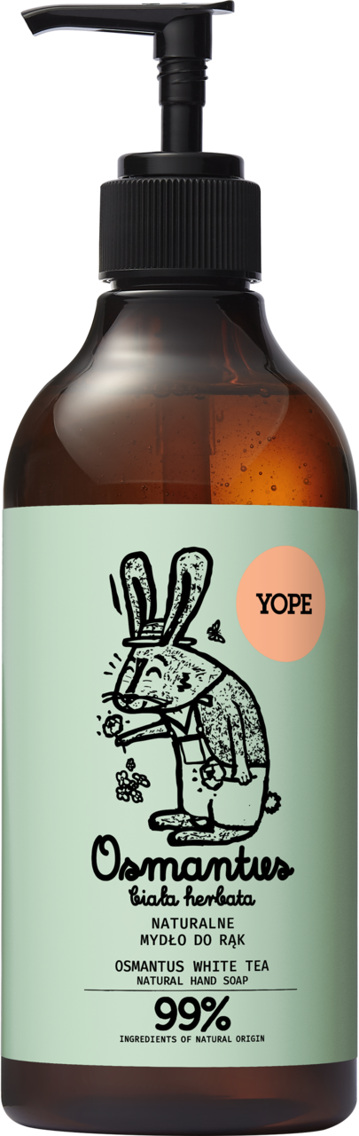 YOPE, mydło w płynie, Osmantus i Biała herbata, 500 ml