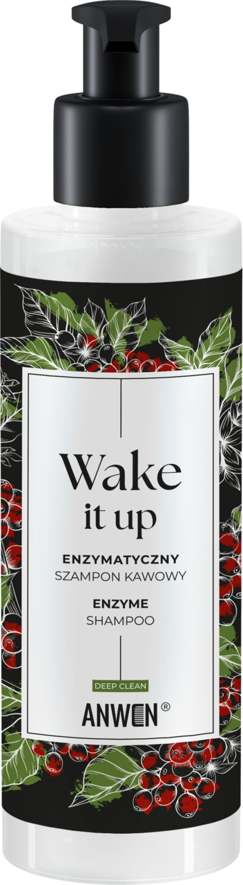 ANWEN, Wake It Up, szampon do włosów, enzymatyczny, kawowy, 200 ml