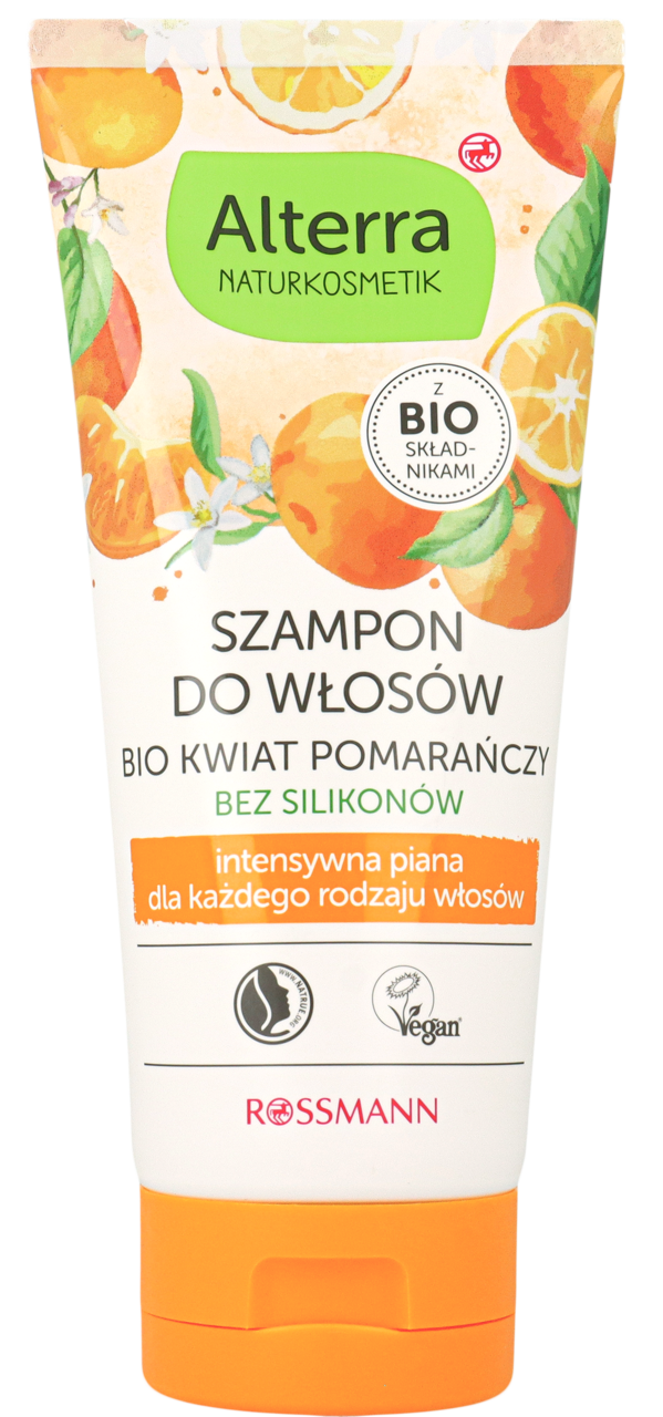 ALTERRA, szampon do włosów, Kwiat Pomarańczy, 200 ml