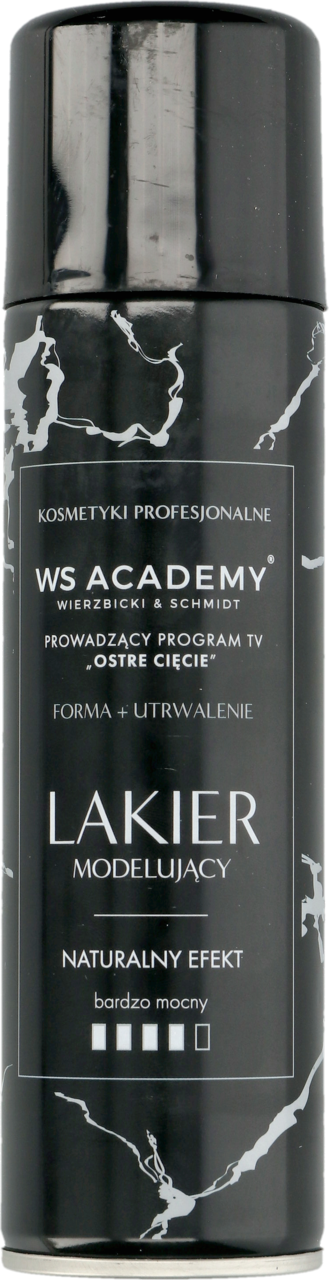 WIERZBICKI & SCHMIDT, Forma + Utrwalenie, lakier do włosów, modelujący, moc utrwalenia 4, 250 ml
