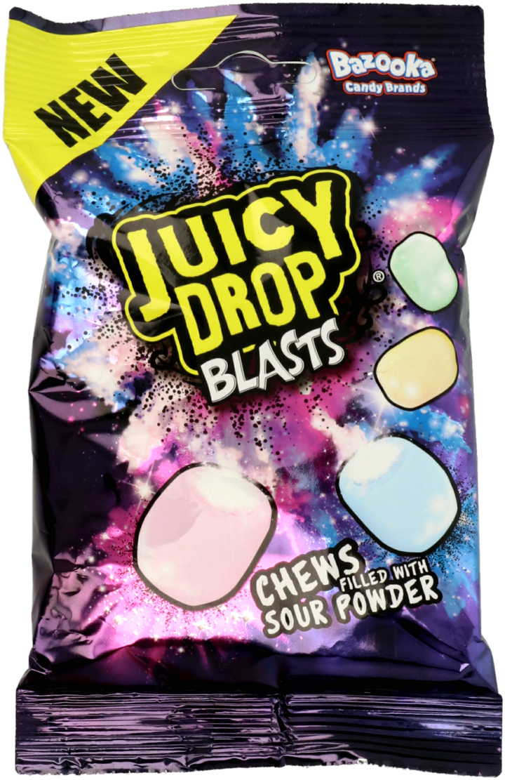 JUICY DROP, Blasts, cukierki do żucia, z kwaśnym środkiem, 45 g Drogeria Rossmann.pl