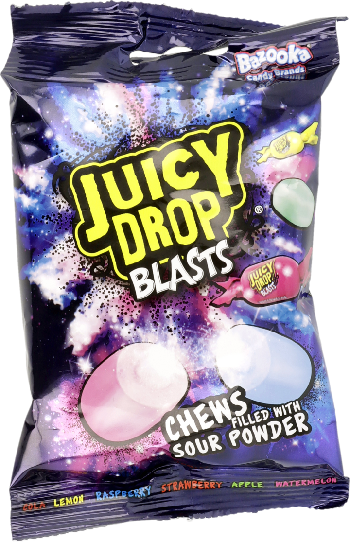 JUICY DROP, Blasts , cukierki do żucia, z kwaśnym środkiem, 45 g Drogeria Rossmann.pl