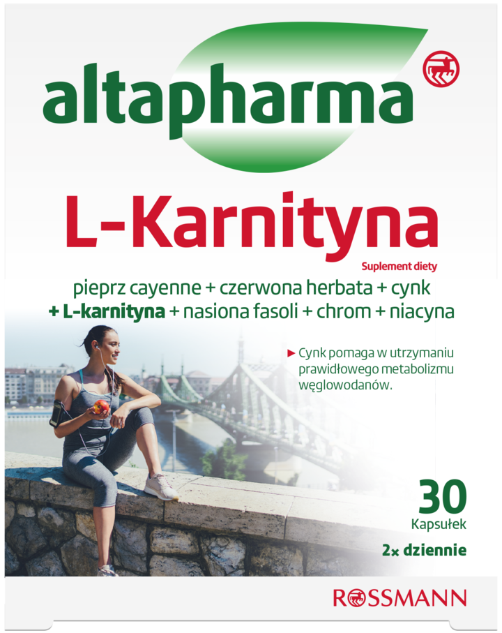 ALTAPHARMA, , kapsułki, L-Karnityna, suplement diety, 30 szt