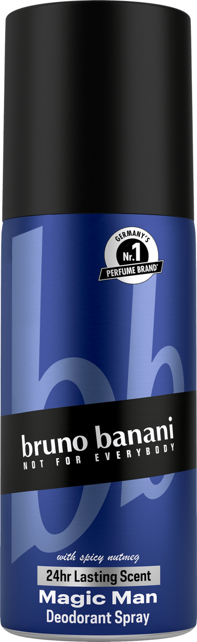 BRUNO BANANI, Magic Man, dezodorant w sprayu, dla mężczyzn, 24h, 150 ml